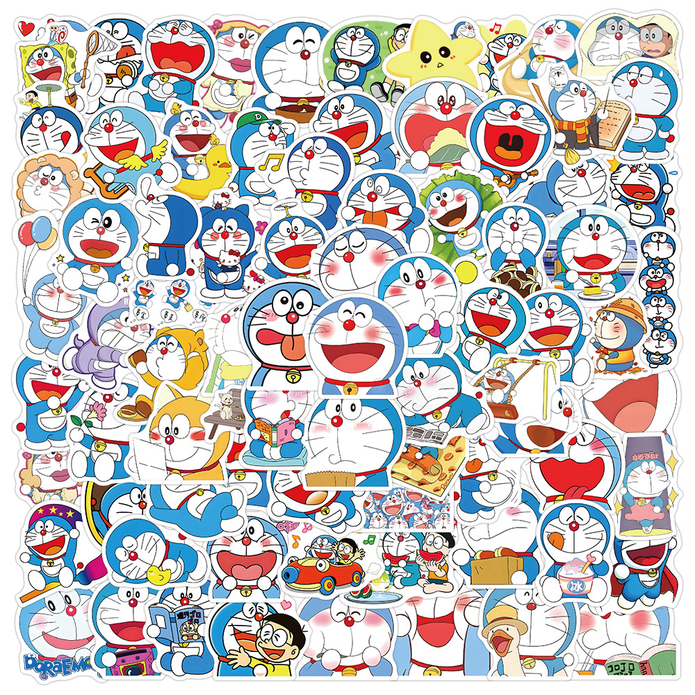 103 Doraemon наклейки мультфильм милый Doraemon оптом из Китая