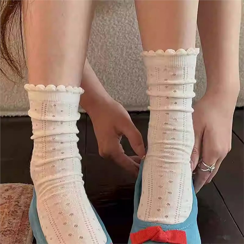 Женские ретро носки из хлопка оптом из Китая